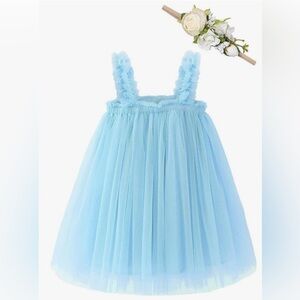Light Blue Tulle Dress